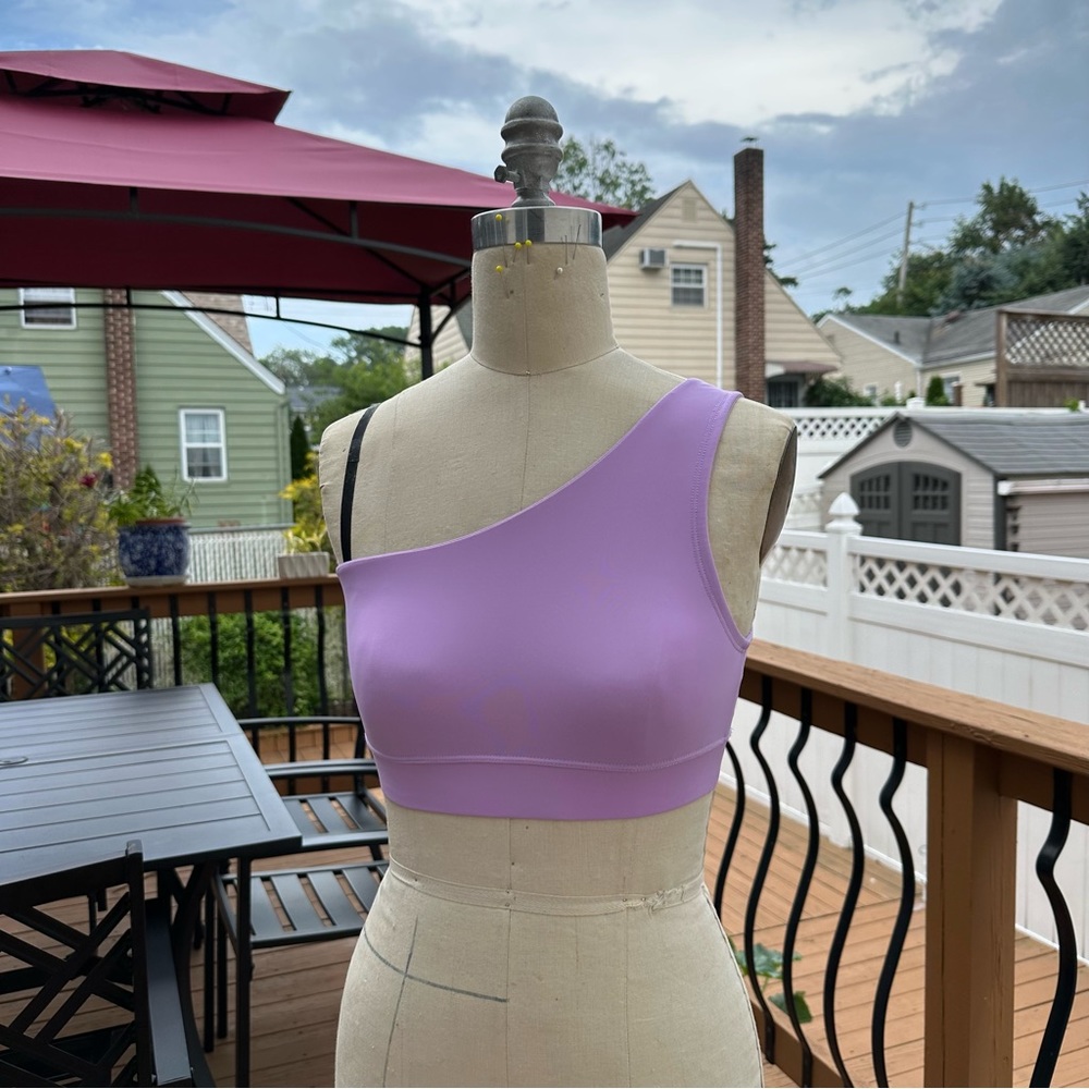 Parade Asymmetrical Bra in Purple size Small
